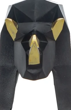 Dekoracje - Ozdoby*CN-158 Figurka mały nosorożec Geo 81 (czarny)
