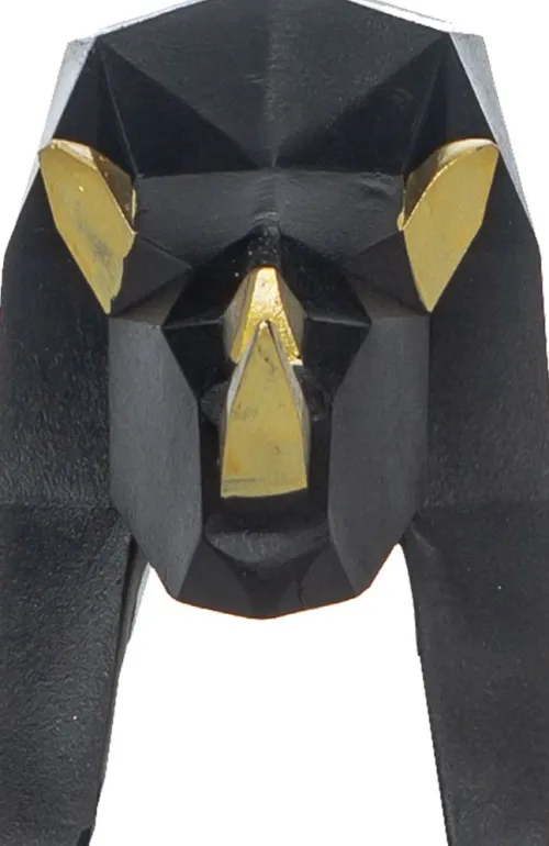 Dekoracje - Ozdoby*CN-158 Figurka mały nosorożec Geo 81 (czarny)
