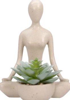 Dekoracje - Ozdoby*CN-218 Figurka z roślinką Pearl 106