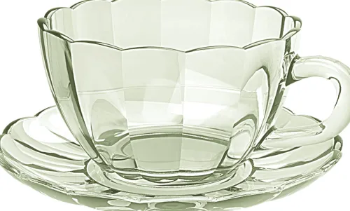 Szkło Stołowe*CN-202 Filiżanka ze spodkiem Tulip 245 ml