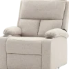 Fotele Wypoczynkowe*CN-187 Fotel elektryczny relax z funkcją ułatwiania wstawania Calio 27 (latte)