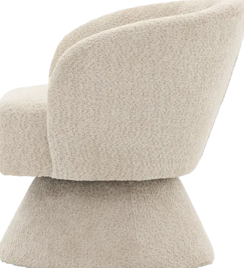 Fotele Wypoczynkowe*CN-259 Fotel obrotowy Lizbona 29 (boucle beżowy)