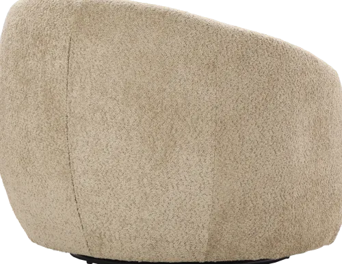 Fotele Wypoczynkowe*CN-272 Fotel obrotowy Purro 33 (boucle cappuccino)
