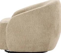 Fotele Wypoczynkowe*CN-272 Fotel obrotowy Purro 33 (boucle cappuccino)