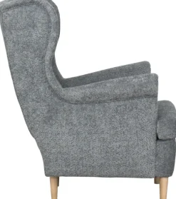 Fotele Uszaki|Fotele*Bodzio Fotel Werina (boucle grafit)