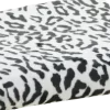 Koce*CN-238 Koc flanelowy Animals 34 (biały/czarny)