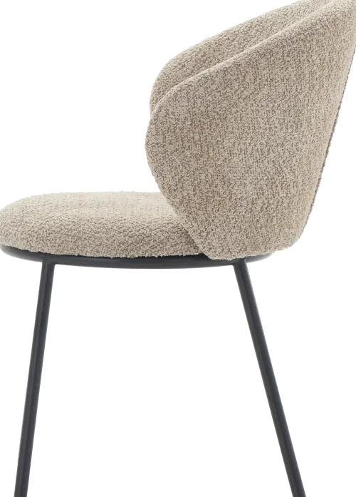 Krzesła Do Jadalni*CN-149 Krzesło Larmes 31 (boucle cappuccino)