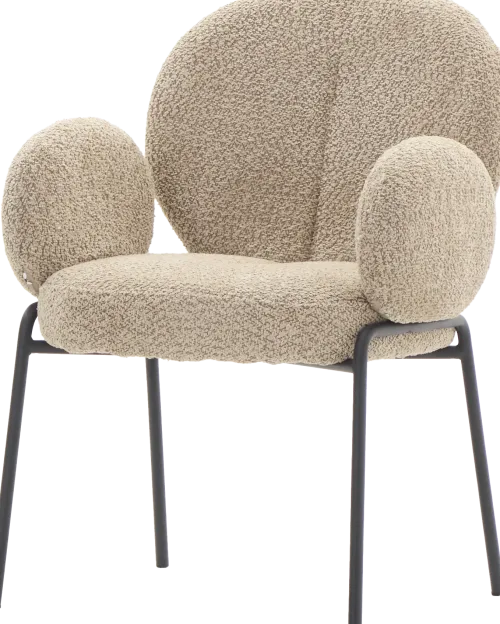 Krzesła Do Jadalni*CN-149 Krzesło Softis 32 (boucle cappuccino)