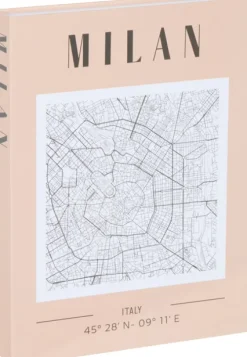 Dekoracje - Ozdoby*CN-265 Książka dekoracyjna City Books 3 Milan