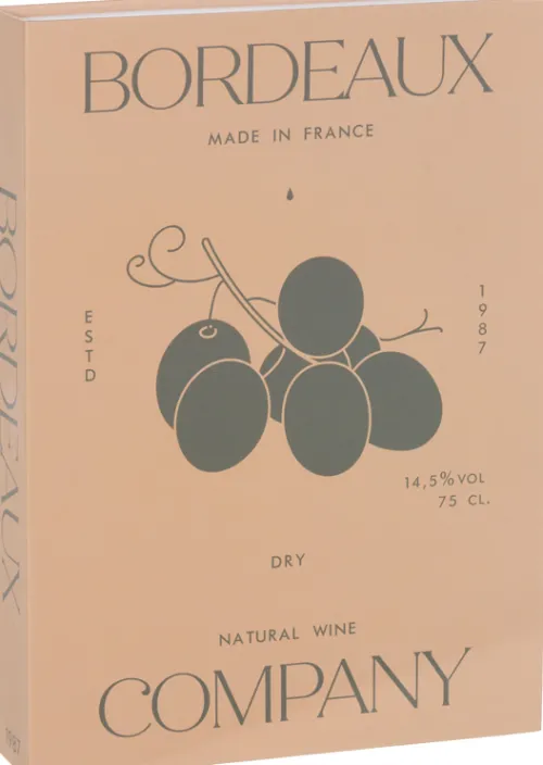 Dekoracje - Ozdoby*CN-265 Książka dekoracyjna Nature Books 7 Bordeaux