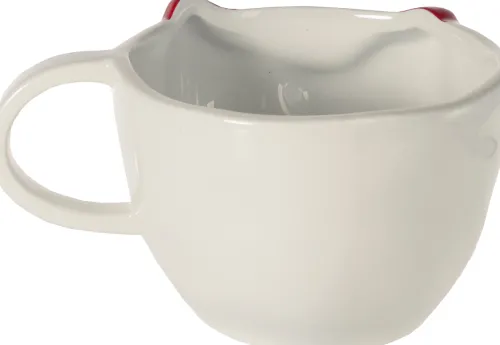 Kubki, Filiżanki I Miski*CN-194 Kubek Bella 167 (biały/czerwony)