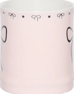 Kubki, Filiżanki I Miski*CN-200 Kubek Bella 165 (różowy/czarny)