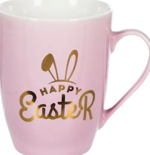 Kubki, Filiżanki I Miski*CN-18 Kubek-68 Happy Easter (różowy)