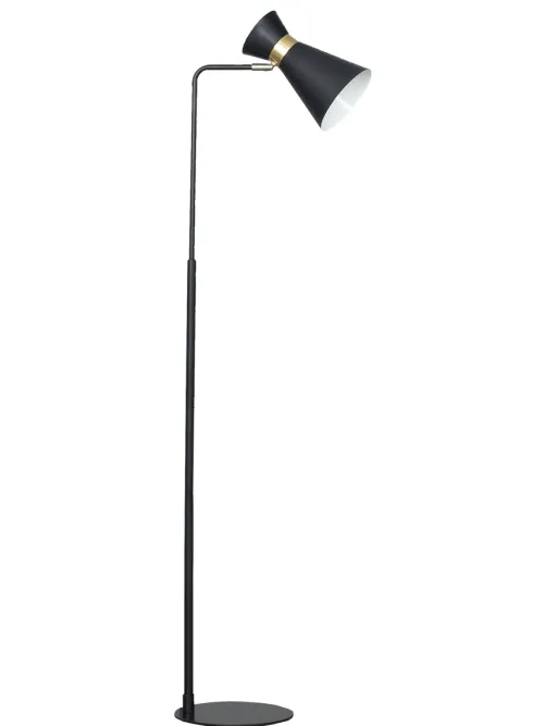 Lampki Nocne, Lampiony I Świece*CN-33 Lampa stojąca Geo 12 (czarny)