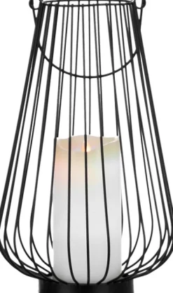 Lampki Nocne, Lampiony I Świece|Latarenki Do Salonu*CN-6 Lampion duży Marilena (czarny)
