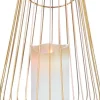 Lampki Nocne, Lampiony I Świece|Latarenki Do Salonu*CN-6 Lampion duży Marilena (złoty)