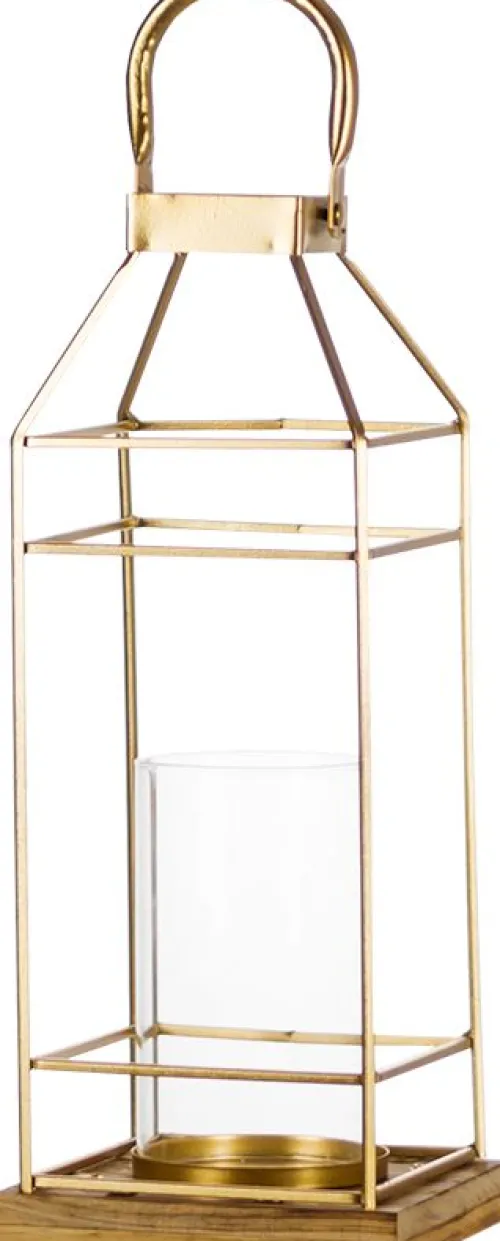 Lampki Nocne, Lampiony I Świece|Latarenki Do Salonu*CN-6 Lampion Lamaria (złoty)