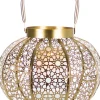 Lampki Nocne, Lampiony I Świece|Latarenki Do Salonu*CN-6 Lampion Latina (złoty)