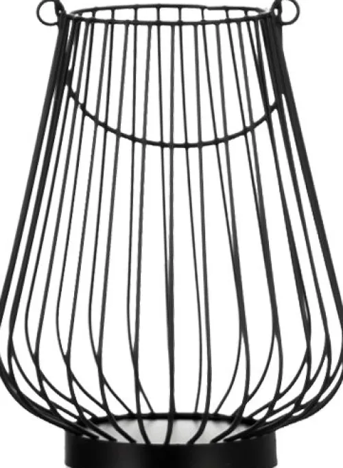 Lampki Nocne, Lampiony I Świece|Latarenki Do Salonu*CN-6 Lampion mały Marilena (czarny)