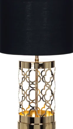Lampki Nocne, Lampiony I Świece*CN-33 Lampka nocna Goldino 9 (złoty/czarny)
