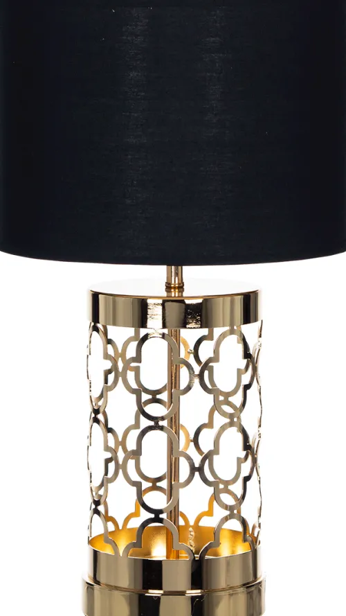 Lampki Nocne, Lampiony I Świece*CN-33 Lampka nocna Goldino 9 (złoty/czarny)