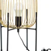 Lampki Nocne, Lampiony I Świece*CN-159 Lampka stojąca Miranda (złoty/czarny)