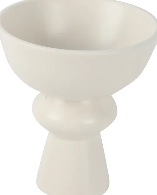Dekoracje - Ozdoby*CN-216 Miska ceramiczna na nóżce Pearl 17