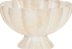 Dekoracje - Ozdoby*CN-216 Miska na nóżce Marble 28 (beżowy)