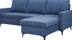 Narożniki Z Funkcją Spania|Narożniki*Bodzio Narożnik Milano (sztruks granat)