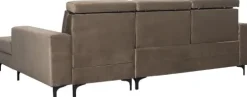 Narożniki Prawostronne|Narożniki Z Funkcją Spania*Bodzio Narożnik Sydney (plusz brąz) prawy