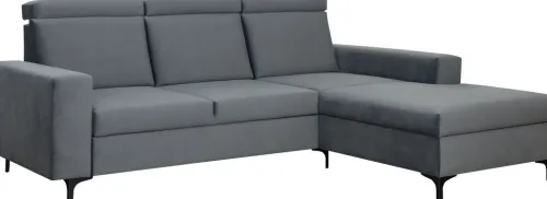 Narożniki Prawostronne|Narożniki Z Funkcją Spania*Bodzio Narożnik Sydney (plusz grafit) prawy