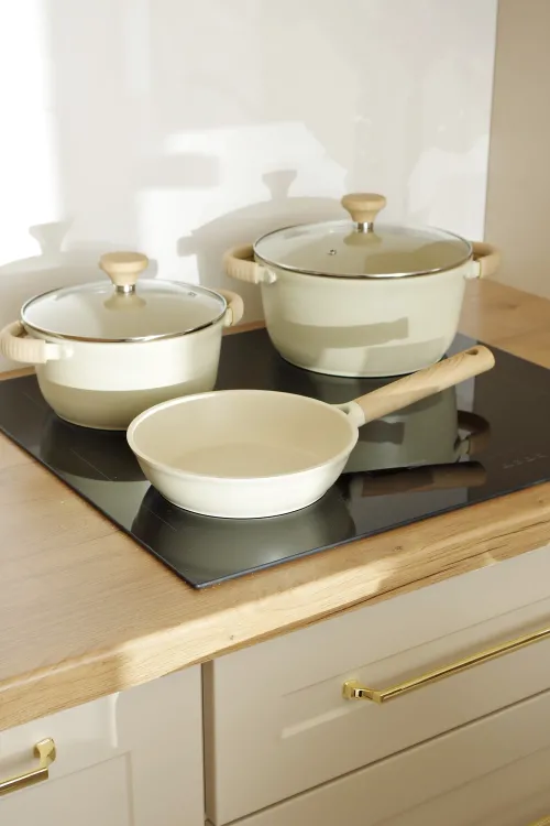 Patelnie I Garnki*CN-237 Patelnia Tasty Cooking Sand 1 (kremowy)