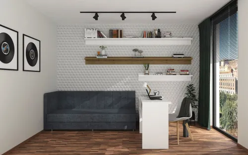 Regały I Półki|Regały I Półki*Bodzio Półka 138 cm Panama (dąb Soma ciemny)