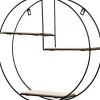 Półki Ścienne*CN-101 Półka metalowa Ravia 5 (czarny)