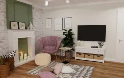 Poszewki Na Poduszki 45X45|Poduszki I Poszewki*CN-55 Poszewka Pires 89 (biała)