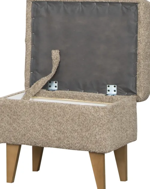 Pufy Tapicerowane|Pufy I Siedziska*Bodzio Puf Sewilla (boucle cappuccino)