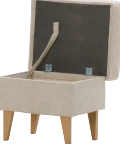 Pufy Tapicerowane*Bodzio Puf Sewilla (rojal beż)
