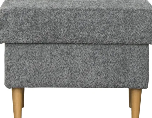 Pufy Tapicerowane|Pufy I Siedziska*Bodzio Puf Werina (boucle grafit)