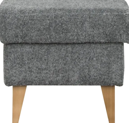 Pufy Tapicerowane|Pufy I Siedziska*Bodzio Puf Werina (boucle grafit)