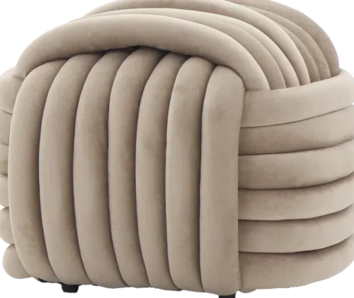 Pufy Tapicerowane*CN-101 Puf Wool 24 (beż)
