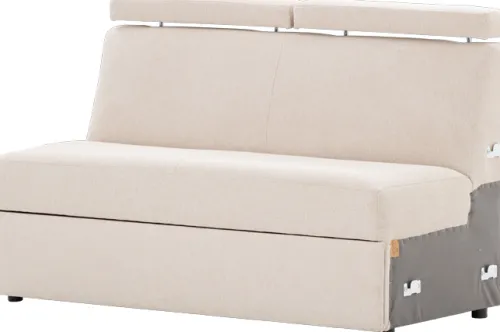 Narożniki Systemowe (Modułowe)*Bodzio Siedzisko 3-osobowe rozkładane Lazur (rojal beż)