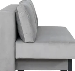 Sofy I Kanapy|Sofy Rozkładane*Bodzio Sofa Afrodyta 2 (plusz srebrzysty)