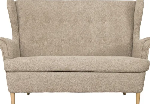 Sofy I Kanapy|Sofy Nierozkładane*Bodzio Sofa 2-osobowa Werina (boucle cappuccino)