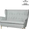 Sofy I Kanapy|Sofy Nierozkładane*Bodzio Sofa 2-osobowa Werina (elegantis jasny szary)