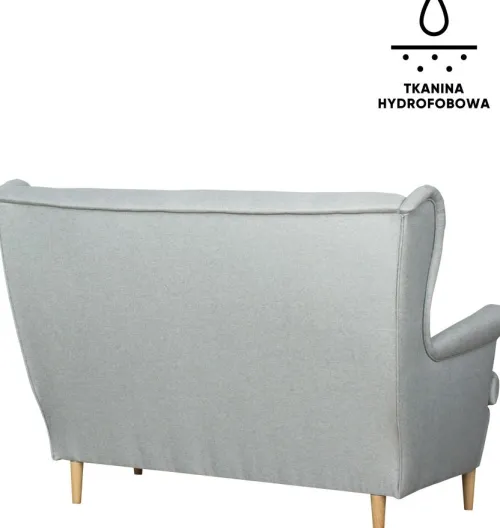 Sofy I Kanapy|Sofy Nierozkładane*Bodzio Sofa 2-osobowa Werina (elegantis jasny szary)