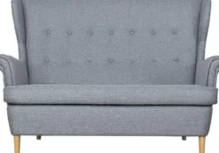 Sofy I Kanapy|Sofy Nierozkładane*Bodzio Sofa 2-osobowa Werina (gustimo szary)
