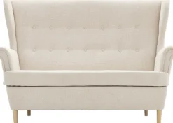 Sofy Nierozkładane*Bodzio Sofa 2-osobowa Werina (rojal beż)