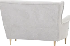 Sofy Nierozkładane*Bodzio Sofa 2-osobowa Werina (rojal jasny szary)