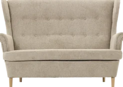 Sofy Nierozkładane*Bodzio Sofa 2-osobowa Werina (rojal latte)