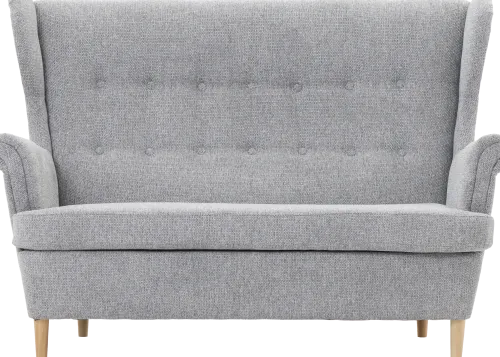 Sofy Nierozkładane*Bodzio Sofa 2-osobowa Werina (rojal szary)